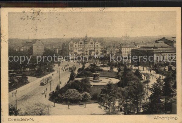 Strassenbahn Dresden Albertplatz