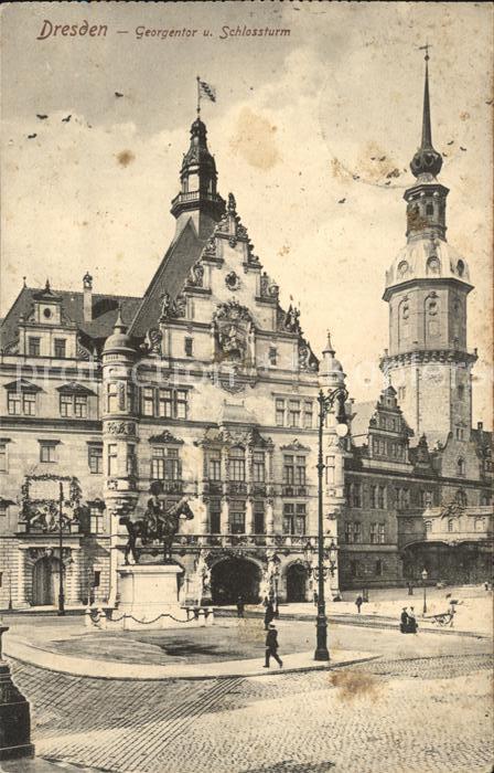 Dresden Georgentor Schlossturm