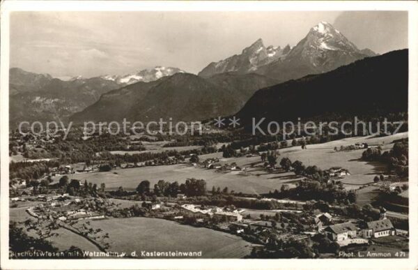 Bischofswiesen Watzmann Kastensteinwand