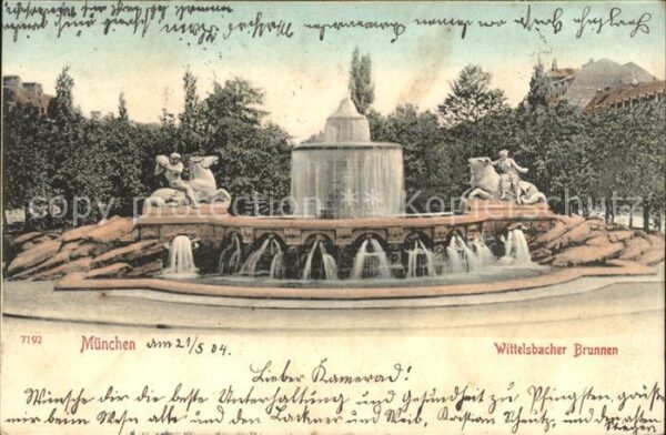 Muenchen Wittelsbacher Brunnen