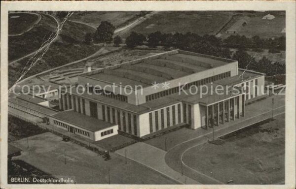 Berlin Deutschlandhalle Fliegeraufnahme