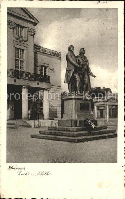 Weimar Thueringen Goethe Schiller