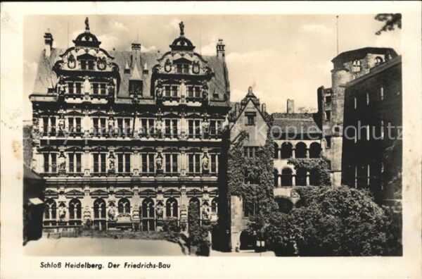 Heidelberg Neckar Schloß Heidelberg Friedrichs-Bau