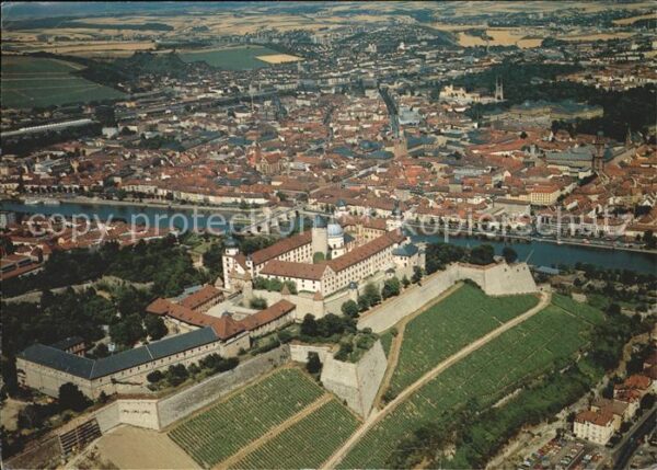 Wuerzburg Fliegeraufnahme