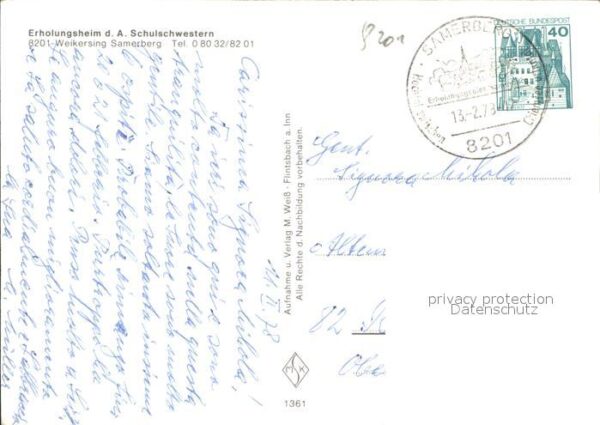Samerberg Erholungsheim Schulschwestern – Bild 2