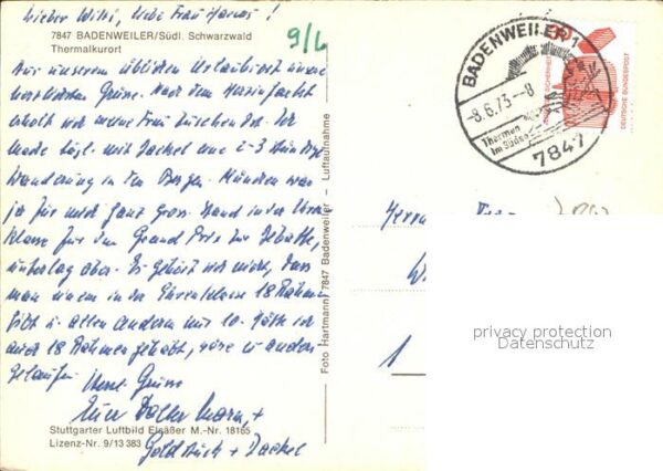 Badenweiler Thermalkurort Fliegeraufnahme – Bild 2