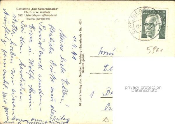 Listertalsperre Gaststätte Gut Kalberschnacke – Bild 2