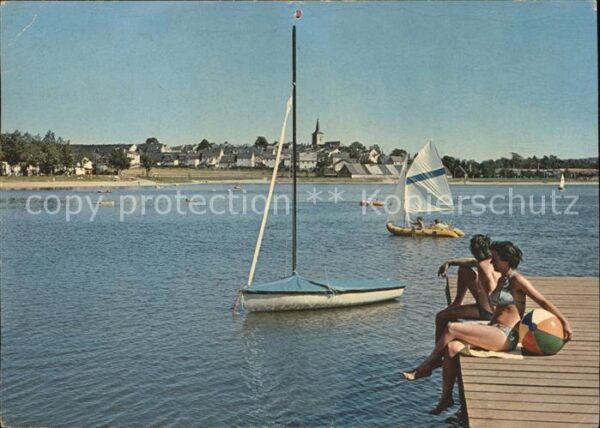 Fichtelgebirge Weissenstädter See Segelboot