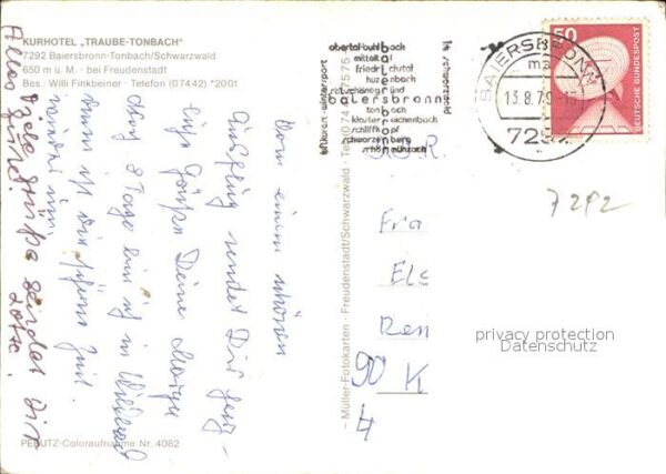 Baiersbronn Schwarzwald Kurhotel Traube-Tonbach – Bild 2