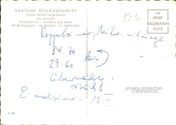 Berchtesgaden Gasthof Schwabenwirt – Bild 2