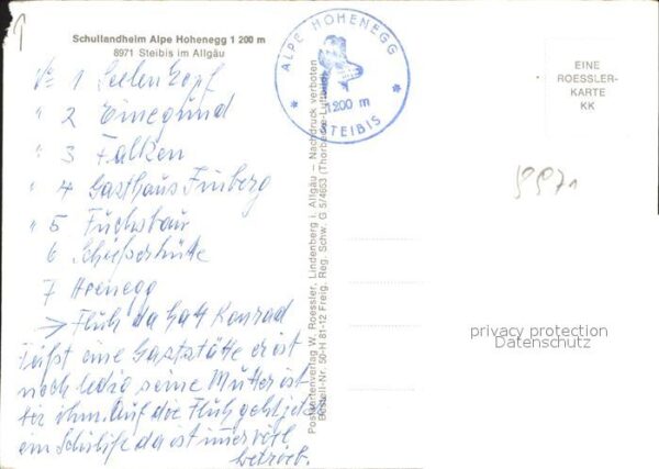 Steibis Schullandheim Alpe Hohenegg – Bild 2