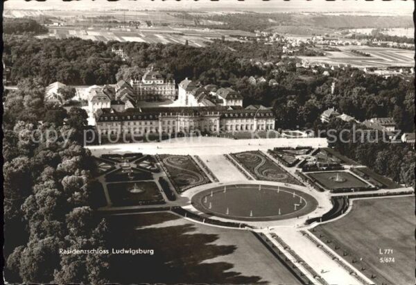 Ludwigsburg Resisdenzschloss Fliegeraufnahme