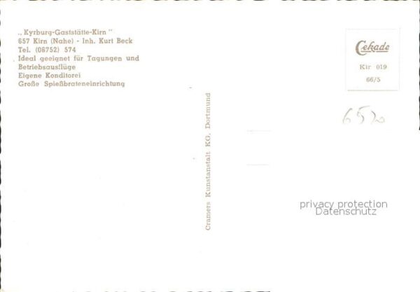 Kirn Nahe Kyrburg Gaststätte Kirn – Bild 2