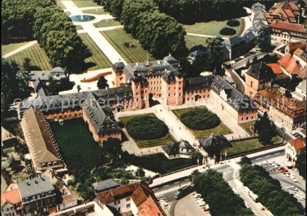 Schwetzingen Fliegeraufnahme Schloßgarten