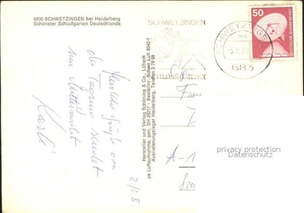 Schwetzingen Fliegeraufnahme Schloßgarten – Bild 2