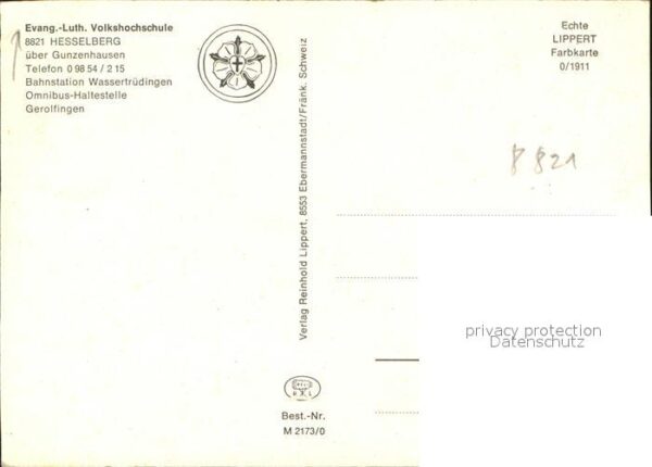 Hesselberg Gunzenhausen Evang.-Luth. Volkshochschule – Bild 2