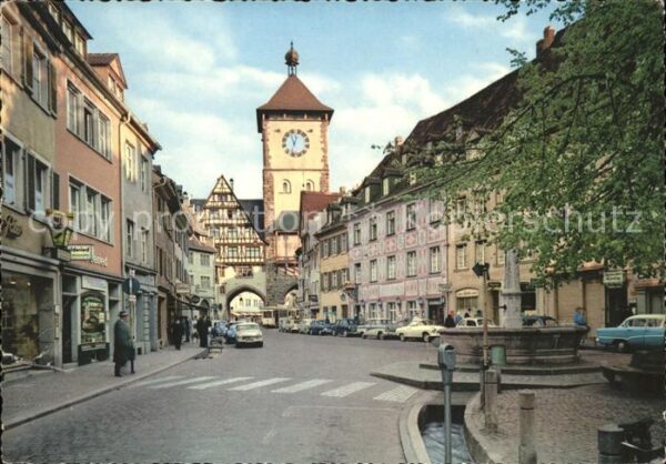 Freiburg Breisgau Oberlintor Schwabentor