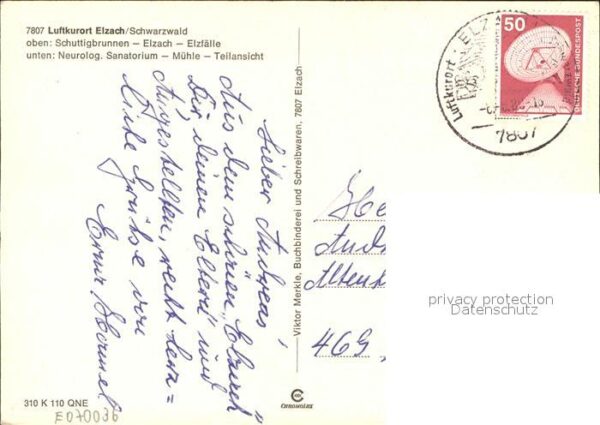 Elzach Schuttigbrunnen Sanatorium Mühle – Bild 2