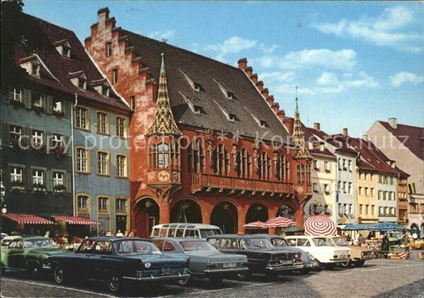 Freiburg Breisgau Historisches Kaufhaus Markt