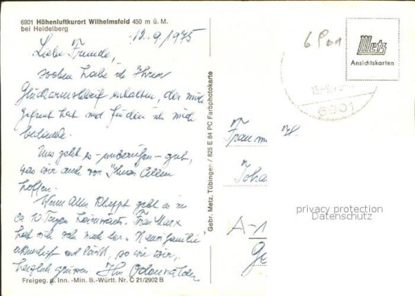 Wilhelmsfeld Höhenluftkurort Fliegeraufnahme – Bild 2