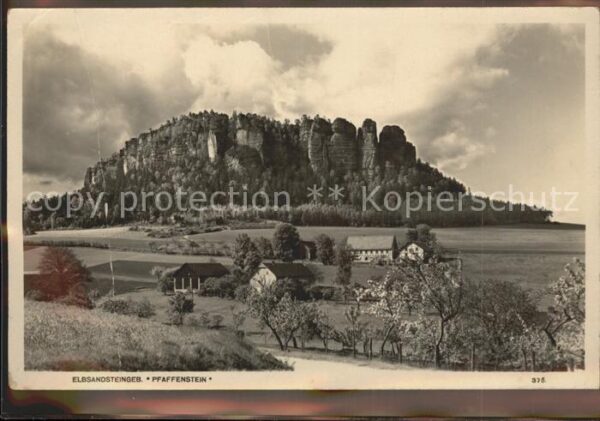 Pfaffenstein Koenigstein Saechsische Sch Elbsandsteingebirge