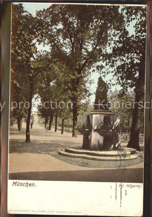 Muenchen Kgl. Hofgarten