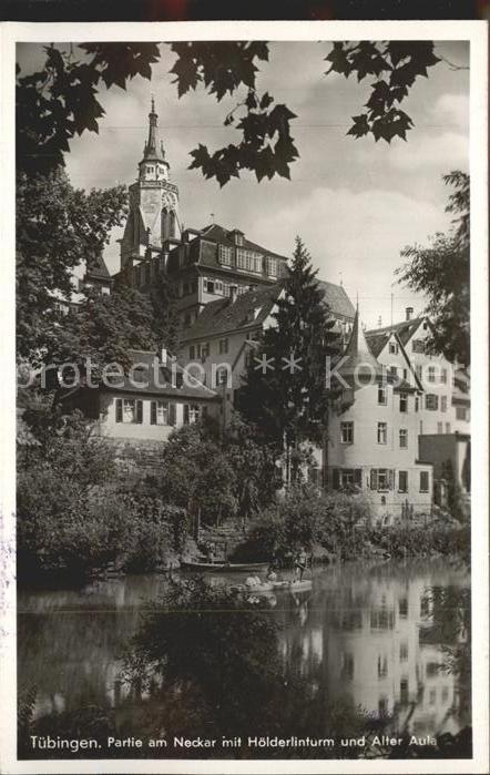 Tuebingen Neckar Hölerlinturm Alter Aula