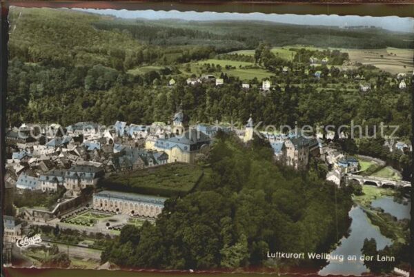 Weilburg Fliegeraufnahme Lahn
