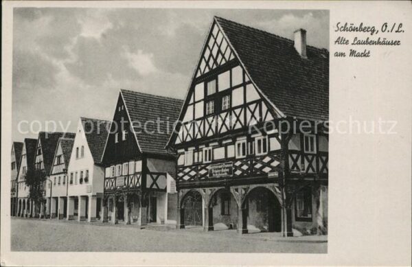 Schoemberg Schwarzwald Laubenhäuser Markt Fachwerkhäuser