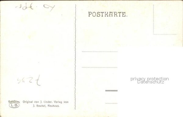 Neuhaus Aach Künstlerkarte J. Boukal – Bild 2