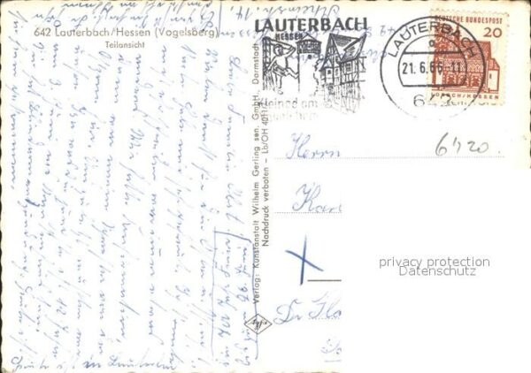 Lauterbach Hessen Vogelsberg Teilansicht – Bild 2