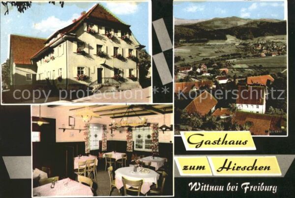 Wittnau Breisgau Gasthasu zum Hirschen b. Freiburg