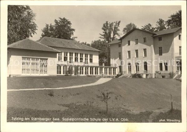 Tutzing Sozialpolitische Schule L.V.A. Obb.