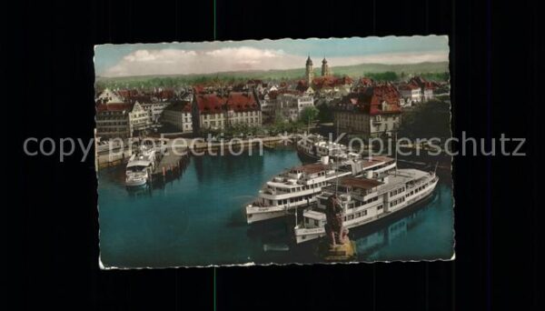 Dampfer Binnenschifffahrt Lindau im Bodensee Hafen