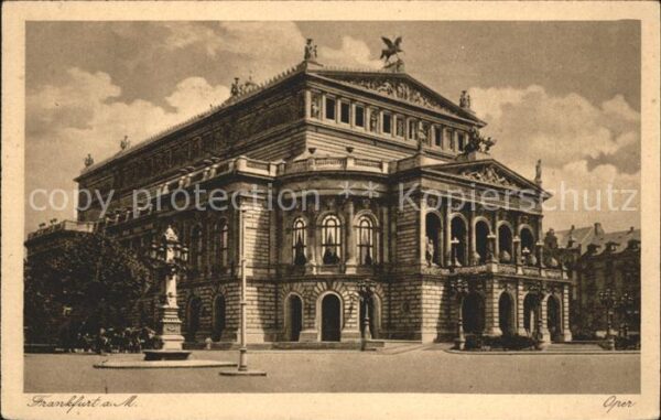 Opergebaeude Frankfurt am Main Oper
