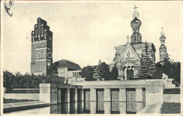 Russische Kapelle Kirche Hochzeitsturm Künstlerkolonie Darmstadt