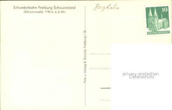 Seilbahn Freiburg-Schauinsland – Bild 2