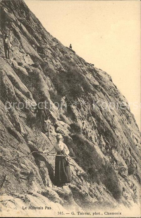 Bergsteigen Klettern Mauvais Pas