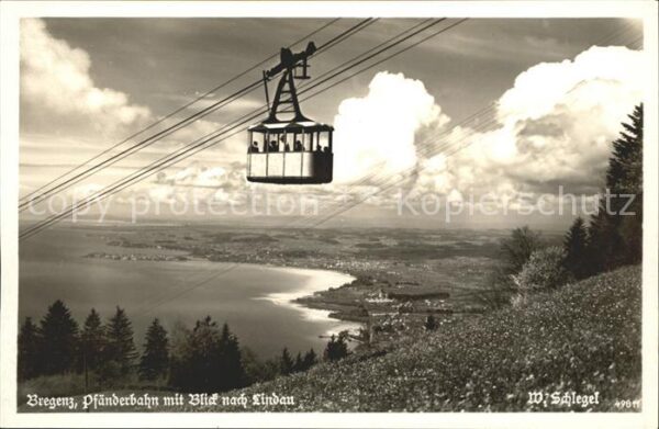 Seilbahn Bregenz Pfänderbahn Lindau Foto W. Schl