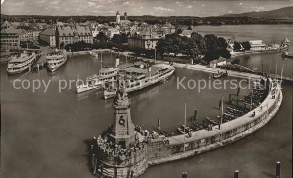 Dampfer Binnenschifffahrt Lindau im Bodensee Hafen
