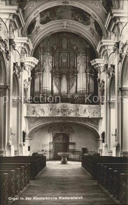 Kirchenorgel Klosterkirche Niederaltteich