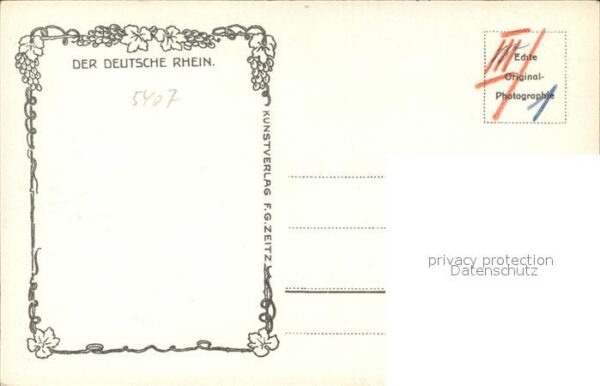 Foto Zeitz F.G. Nr. 1050 Boppard – Bild 2