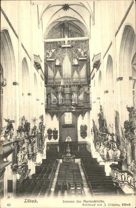 Kirchenorgel Marienkirche Lübeck