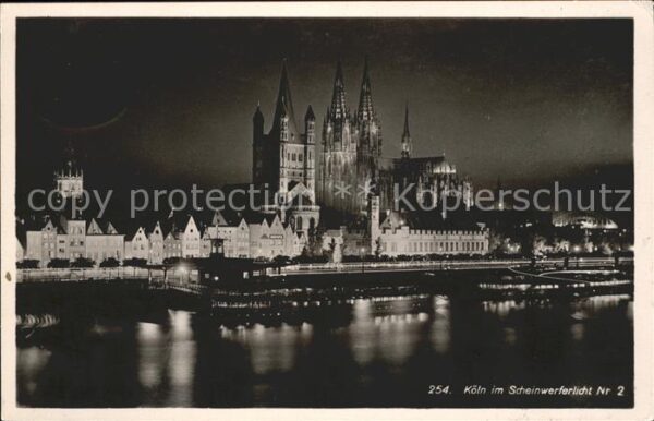 Rheingoldserie Nr. 254 Köln im Scheinwerferlicht Dom