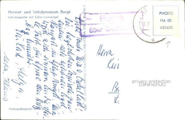 Kirchenorgel Schoßkapelle – Bild 2