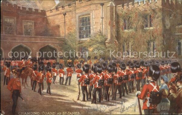 Leibgarde Wache St. James Changing Guard Tuck's-Verlag