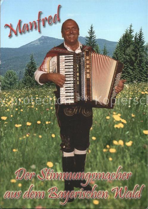 Akkordeon Musikant Manfred Bayerischen Wald