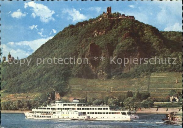 Faehre Ferry Bac Traghetto-- Drachenfels am Rhein