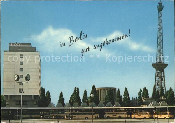Omnibus Autobus Bahnhof Berlin Funkturm
