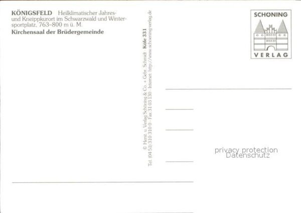 Kirchenorgel Königsfeld Kirchensaal der Brüdergemein – Bild 2